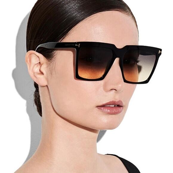 New, TOM FORD Sabrina-02 Sunglasses TF764 01B Authentic - Picture 10 of 15